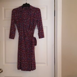 Talbots  small petite knee length wrap dress.